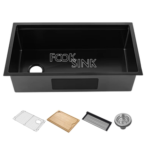 Chậu rửa chén đa năng hiện đại, chậu đơn lớn, chất liệu thép không gỉ 304, hình chữ nhật, lắp đặt âm bàn bếp - Product Image 2