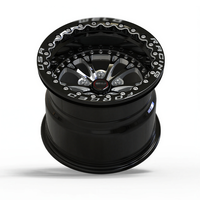 Jantes forgées Deep Lip 15x10 15x12 5x114.3 5x120.65 avec beadlock simple, déport 3 4 pour Mustang Camaro Nova Drag