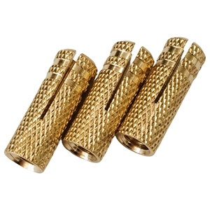 Productos de ferretería Anclaje de caída de latón Anclaje de expansión Tapón de hormigón Chapado en zinc amarillo Anclaje de latón - Product Image 6