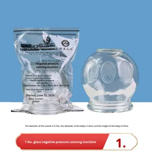 Alat Set Bekam Vakum Kaca Luo Ya Shan Chuan untuk Seluruh Tubuh Model No. 12345 - Product Image 4