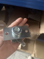 Loquet de sécurité industriel pour porte de placard, panneau métallique, avec trou de serrure hexagonal et verrouillage par came, sécurisé et durable