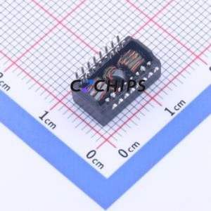 Transformateur LAN H1692CE-A SMD-16P, inducteur 12,7x7,1mm 1CT:1CT Port unique 10/100 Base-T POE - Product Image 2