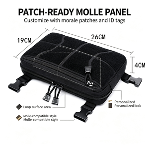 <span class=keywords><strong>Mini</strong></span> bolsa táctica portátil ligera para aparejo de pecho con correas de hombro ajustables - Product Image 3