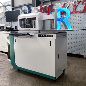 Reklam için en iyi metal işareti CNC kanal mektubu bükme bender makinesi alüminyum profil 3D levha katlayıcı makinesi