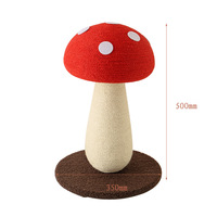 Poteau à gratter pour chat en forme de champignon, griffoir décoratif en corde, arbre à gratter pour chat d'intérieur, jouet d'escalade pour chat, vente en gros OEM