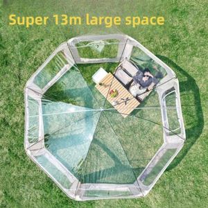 Tente bulle transparente d'hiver à montage rapide, motif ciel étoilé, imperméable, pour camping extérieur et restaurant - Product Image 4