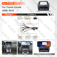 Soporte de Panel de Instrumentos para Coche de 12.3 Pulgadas, Gris Hierro, LHD/RHD, para Corolla 2008-2010, Transmisor FM Android DSP, 1 Año de Garantía