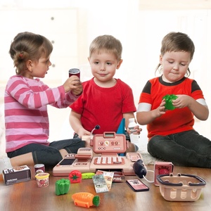 <span class=keywords><strong>Jouet</strong></span> <span class=keywords><strong>caisse</strong></span> <span class=keywords><strong>enregistreuse</strong></span> électronique DIY pour enfants <span class=keywords><strong>avec</strong></span> <span class=keywords><strong>scanner</strong></span> et microphone, <span class=keywords><strong>jouet</strong></span> éducatif pour faire les courses - Product Image 6