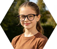 Monture de lunettes optiques ronde en acétate mignonne pour enfants garçons filles, monture complète pour myopie, verres de prescription, personnalisable, en stock