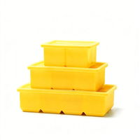 CHINFAI Moule à glaçons sphériques miniatures en silicone platine avec couvercle, personnalisé, approuvé FDA LFGB, pour whisky