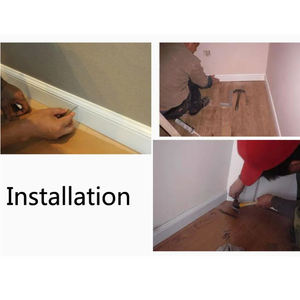 Оригинальный современный дизайн полистирол белый плинтус для вилл и отелей - Product Image 4