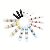 Kit de 300 connecteurs de fils à sertir - Connecteurs à bout isolés pour l'automobile et la marine, gaine thermorétractable, câblage électrique