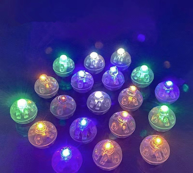 Warm White 1cm Mini Led Balloon Light Disposable Lamp for Chinese New Year Back to School Christmas Easter Celebrations