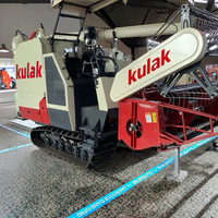 Moissonneuse-batteuse à engrenages automatique haute productivité Kulal de fabrication chinoise pour céréales (maïs, blé, riz) avec moteur pour utilisation agricole sur tracteur