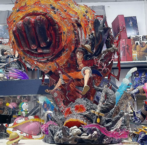 Statue en résine lumineuse One Piece <span class=keywords><strong>Luffy</strong></span>, pour collection et exposition - Product Image 6