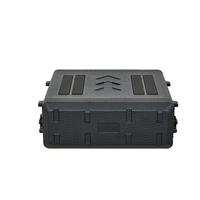 Flight case de transport robuste 260&390 HDPE 19 pouces, léger et antichoc 2U-6U pour amplificateur, haut-parleur et récepteur de micro sans fil