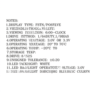 COG19264 黑屏 3.3V <span class=keywords><strong>LCM</strong></span> 模块 192x64 5000cd/m2 亮度 - Product Image 3