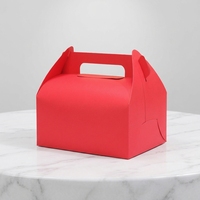 Boîte à pâtisserie personnalisée, écologique, recyclable, jetable, imperméable, portable, pour emballage de pâtisserie, mousse, tarte, nougat fait main