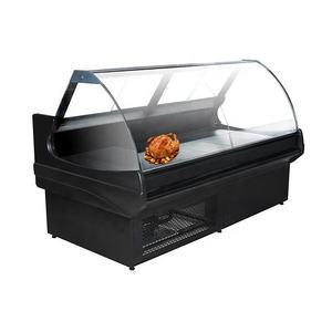 Vitrine Réfrigérée Commerciale d'Angle pour <span class=keywords><strong>Boucherie</strong></span> et Poissonnerie avec Éclairage LED - Product Image 1