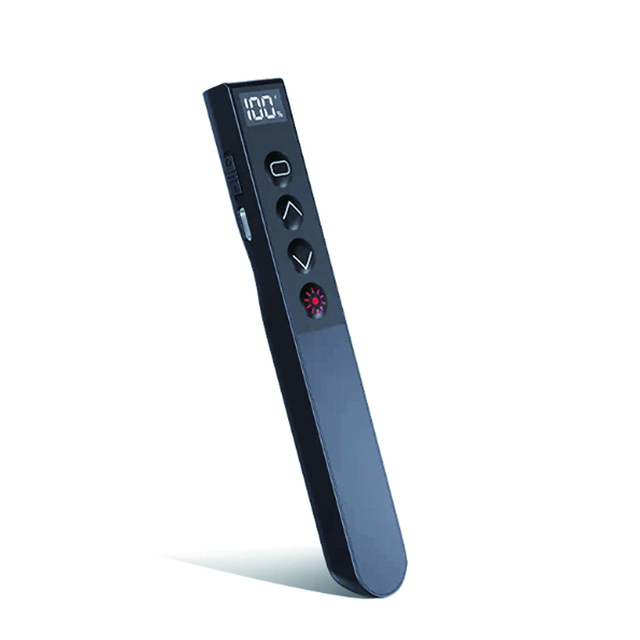 RF 2.4G Wireless Presenter Remote Controller Laser Pointer 200M Control Distance Rechargeable Lithium Battery for Meetings