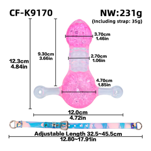 FAAK Nouveau Godemichet double extrémité, Jouet sexuel pour stimulation profonde, Mâchoire ouverte, Plug buccal, Harnais en silicone, Strap-on lesbien, Plug anal en forme de pénis, BDSM <span class=keywords><strong>Bondage</strong></span> - Product Image 3