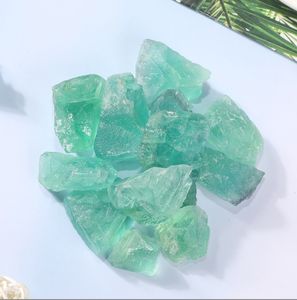 Grüner Fluorit Loser Naturkristall Heilsteine Räucherstein Mineralischer Kristall - Product Image 4