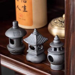 FSH กระถางปลูกปลาสำหรับตกแต่งสวนกระถางดอกไม้บอนไซจากจีนใหม่ทรายสีม่วงสุดสร้างสรรค์ - Product Image 2