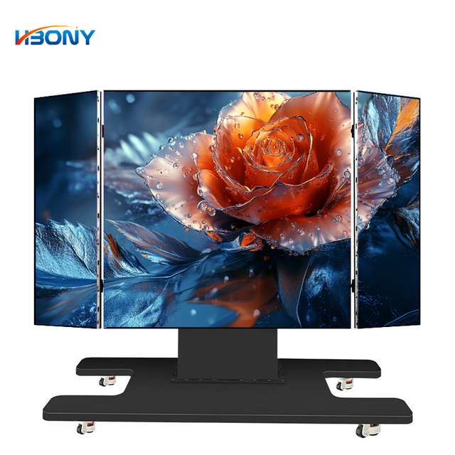 Portable All-In-One Integrated Lifting Folding P0.93/P0.78 Rental 8K HDR10 Video Wall Micro COB Indoor LED Display Screen