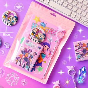 Set de Papelería K-POP Demon Hunters, Lindo Juego de Cuaderno y Bolígrafo con Diseño de Varita Mágica de Dibujos Animados, Artículos Escolares al por Mayor para Niños y Adolescentes - Product Image 3