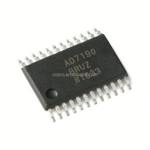 AD7190 Convertidor Analógico a Digital (ADC) Sigma-Delta de 24 Bits, Chip SMT IC, Paquete 24-TSSOP, AD7190BRUZ-REEL - Product Image 1