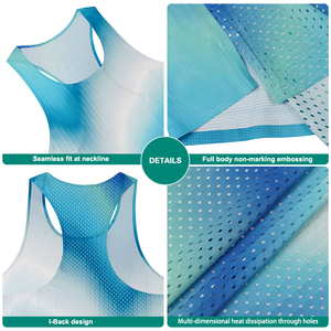 Canotta Personalizzata 100% Poliestere Senza Maniche, Stampa Sublimatica Integrale per Corsa e Maratona - Product Image 3