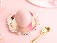 Houppette cosmétique pour visage, échantillon gratuit, boîte en carton d'œuf, mélange de beauté, démaquillant de luxe, houppette