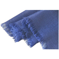 Châle à cils en cachemire 50%, bleu marine, mousseline de dubaï, foulard musulman, motifs en cachemire, 50% soie pour femmes