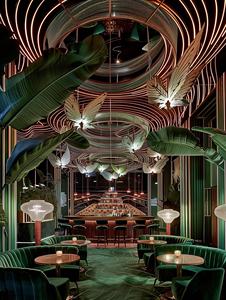 مقهى فاخر حديث مقهى غرفة عشاء ملهى ليلي فندق أريكة منحنية - Product Image 6