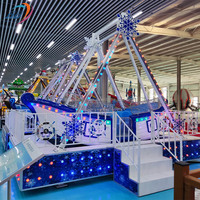 Manège de parc d'attractions extérieur, balançoire de fête foraine, mini-navire pirate, navire viking pour enfants à vendre