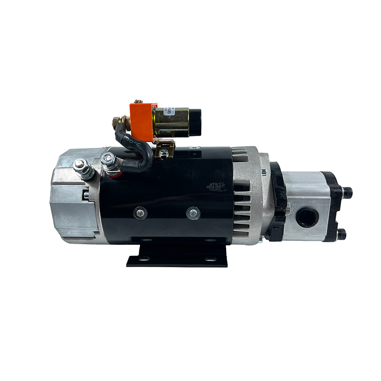 hydraulic pump with electric motor
