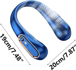 Portable Personal <b>Fan</b> Neck Cooling <b>Fan</b> Digital Display <b>Mini</b> <b>Fan</b> for Office and Dormitory - Product Image 5