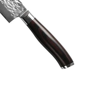 Couteau à éplucher Kiritsuke professionnel pour <span class=keywords><strong>chef</strong></span> cuisinier, forgé à la main, en acier inoxydable, motif martelé, <span class=keywords><strong>boucher</strong></span>, VG10, viande, super tranchant - Product Image 5
