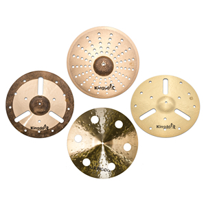 Platillos de Batería <span class=keywords><strong>Kingdo</strong></span> Hechos a Mano B20 de 16 y 18 Pulgadas con Efecto Crash, Platillos de Batería con Precio de Fábrica - Product Image 1