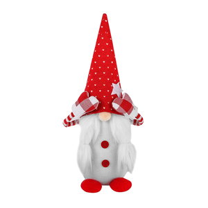 Bonnet de Noël tricoté à la machine, motif Père Noël sans visage, gnome cache-yeux, écologique, décor musical de dessin animé pour la maison, Nouvel An - Product Image 6