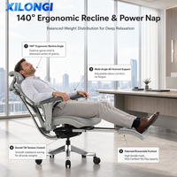 Chaise de bureau ergonomique pivotante à dossier haut inclinable avec soutien lombaire réglable, directement de l'usine, pour un confort prolongé