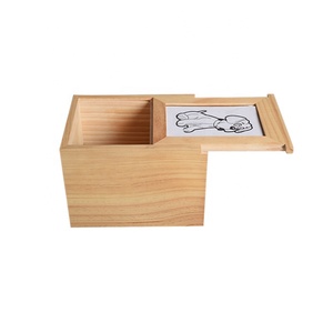 Urna conmemorativa de madera para cenizas de mascotas, caja de recuerdo de marco de fotos para cenizas de gatos y perros, urnas de cremación de madera <span class=keywords><strong>funeraria</strong></span> con foto - Product Image 1