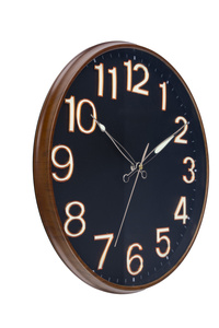 3d Numbers Silent Quartz <strong>Analog</strong> Eleganr Black Decorative Wall <strong>Clock</strong> - Product Image 2