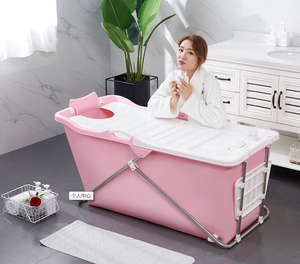 <span class=keywords><strong>Baignoire</strong></span> <span class=keywords><strong>pliable</strong></span> autoportante en plastique pour adultes - Durable et écologique, <span class=keywords><strong>baignoire</strong></span> spa pour thérapie par le froid/le chaud - Product Image 5