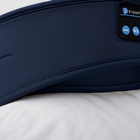 Masque de sommeil Bluetooth avec bandeau, écouteurs sans fil intégrés pour la musique avant le sommeil