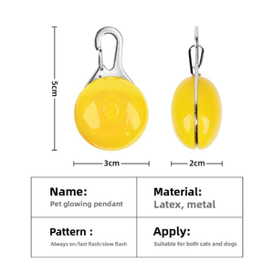 Pet LED Pendant for Cats & <b>Dogs</b> Waterproof Adjustable Luminous Flashing Night <b>Light</b> Anti-Lost for Night Walking All Seasons - Product Image 3