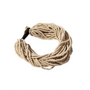 Handwoven Custom Classic Fashion Button Lock Woven Miyuki Seed <b>Bead</b> Rice Beaded <b>Bracelet</b> Popular Unisex Gift Women Jewelry - Product Image 2