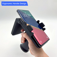Lector RFID UHF de Largo Alcance de 20 m Compatible con Android IOS, Escáner de Códigos de Barras 1D/2D para Logística de Almacén y Gestión de Ganado