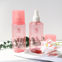 Bouteille pulvérisateur rose 250 ml en forme de capsule unique pour tonique de beauté, shampoing, soins capillaires et crème solaire