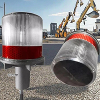 Feux clignotants solaires à barricade pour feux de signalisation
